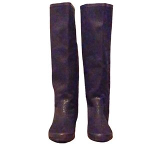 Rain boots Henry Ferrera Italian snakeskin design